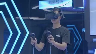 VR智能体验暗黑战场星际摩托科技视频的预览图